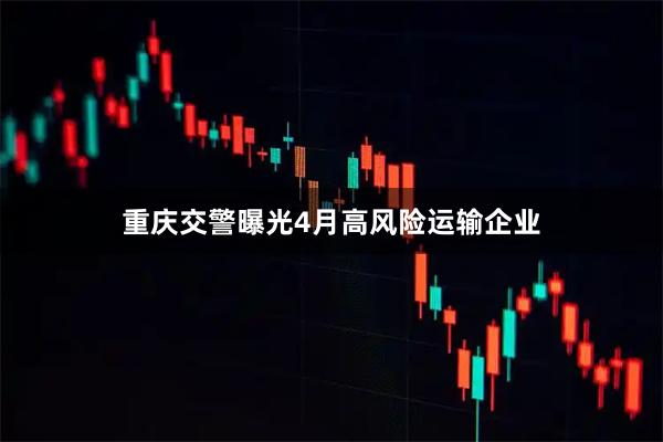 重庆交警曝光4月高风险运输企业